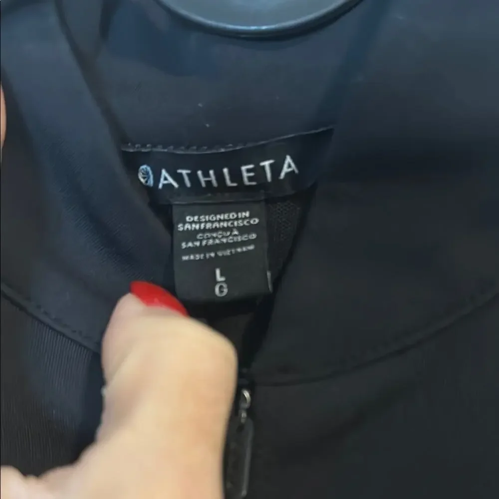 Athleta Black Long Sleeve Delancey dress - Picture 2 of 6